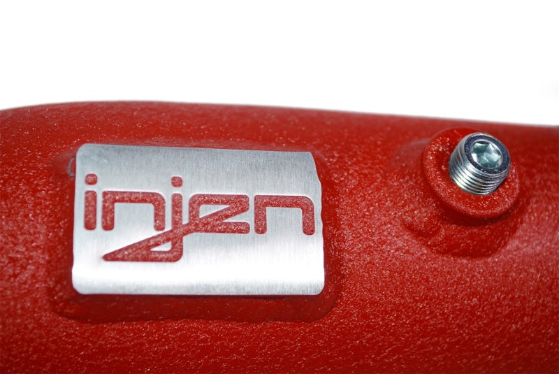 Injen 17-19 Honda Civic Type-R Aluminum Intercooler Piping Kit - Wrinkle Red-Intercooler Pipe Kits-Grocery Getter Performance