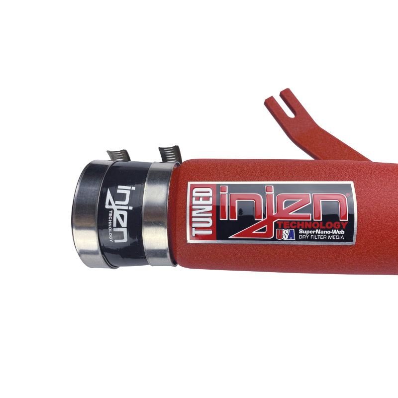 Injen 17-20 Honda Civic Si L4 1.5L Turbo Wrinkled Red SP Short Ram Intake-Cold Air Intakes-Grocery Getter Performance