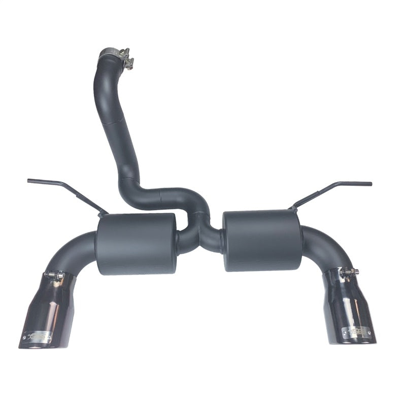 Injen 18-20 Jeep Wrangler JL L4-2.0L Turbo / V6-3.6L SS Axle-back Exhaust - Black-Axle Back-Grocery Getter Performance