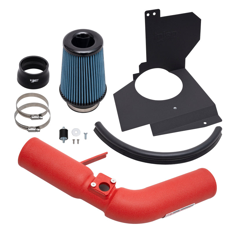 Injen 18-21 Subaru WRX STI H4-2.5L Turbo SP Aluminum Series Cold Air Intake - Wrinkle Red-Cold Air Intakes-Grocery Getter Performance