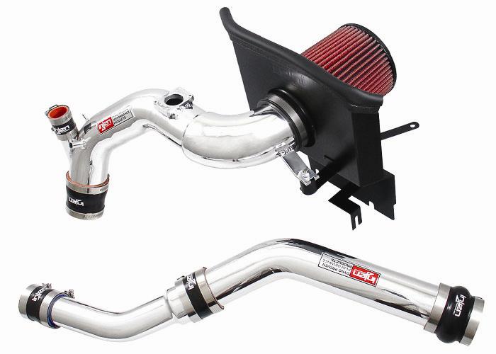 Injen 2008-14 Mitsubishi Evo X 2.0L 4Cyl Polished Short Ram Intake-Cold Air Intakes-Grocery Getter Performance