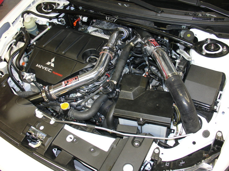 Injen 2009 Lancer Ralliart 2.0L Turbo 4 Cyl. (will not fit vehicles with fog lights) Polished Cold A-Cold Air Intakes-Grocery Getter Performance