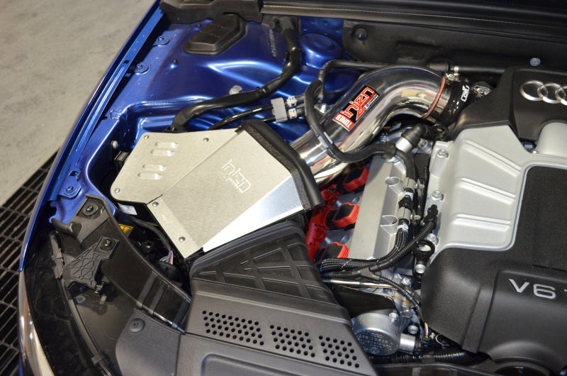 Injen 2015 Audi B8/S4 3.0L TFSI Supercharged Polished Short Ram Intake w/MR Technology & Heat Shield-Cold Air Intakes-Grocery Getter Performance
