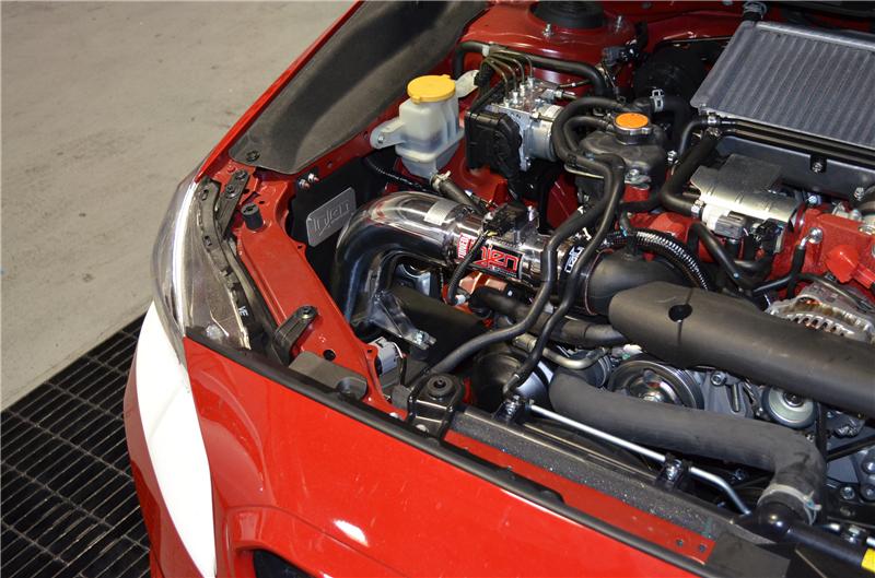 Injen 2015 Subaru STi 2.5L 4 Cyl (Turbo) Polished Cold Air Intake w/ MR Tech and Heat Shield-Cold Air Intakes-Grocery Getter Performance