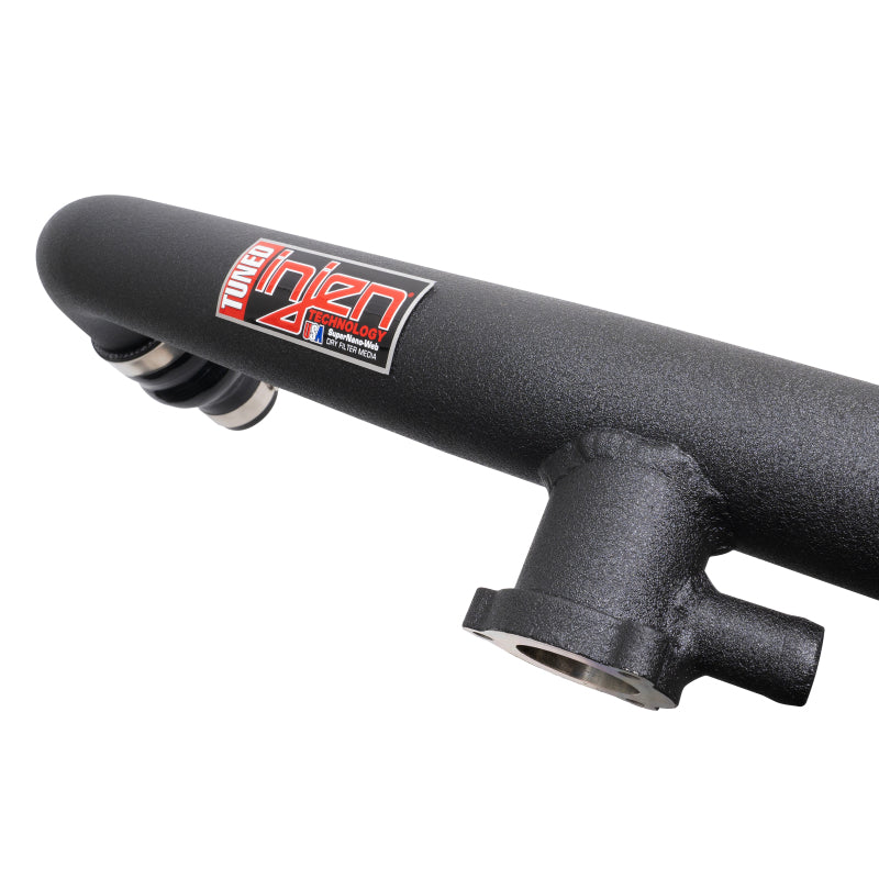 Injen 21-23 Ford Bronco 2.7L V6 (TT) EcoBoost SES Intercooler Pipes - Wrinkle Black-Intercooler Pipe Kits-Grocery Getter Performance