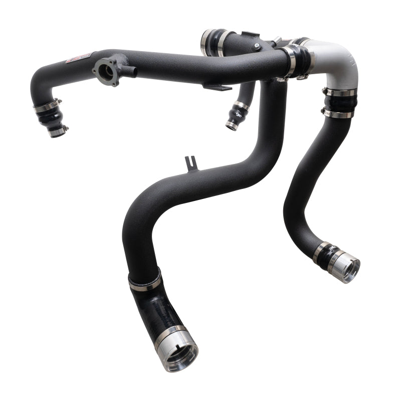 Injen 21-23 Ford Bronco 2.7L V6 (TT) EcoBoost SES Intercooler Pipes - Wrinkle Black-Intercooler Pipe Kits-Grocery Getter Performance