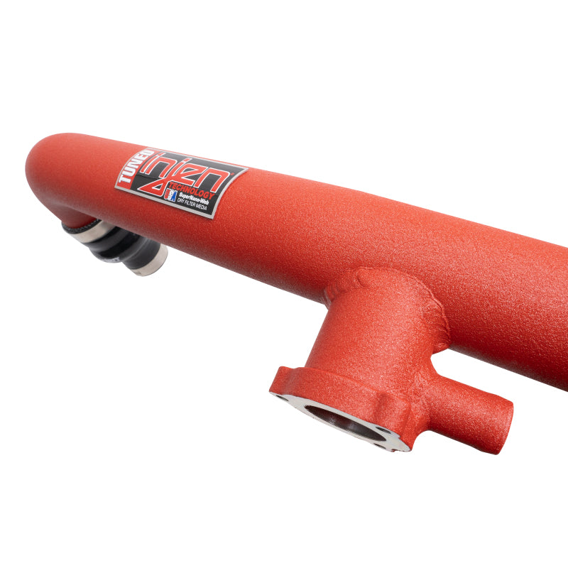 Injen 21-23 Ford Bronco 2.7L V6 (TT) EcoBoost SES Intercooler Pipes - Wrinkle Red-Intercooler Pipe Kits-Grocery Getter Performance