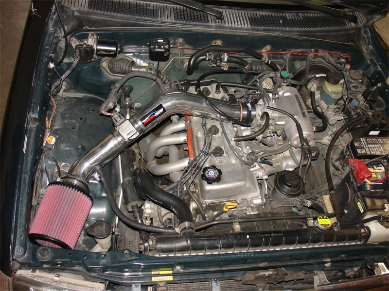Injen 97-99 Tacoma 4 Cyl. only Polished Power-Flow Air Intake System-Cold Air Intakes-Grocery Getter Performance