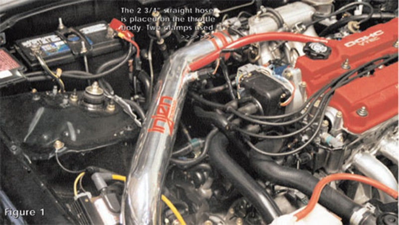 Injen 99-00 Honda Civic Si Black Cold Air Intake-Cold Air Intakes-Grocery Getter Performance