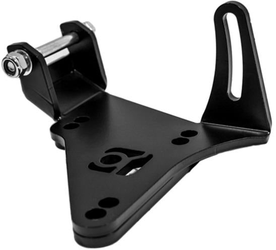 Innovative N/A H-Series Black Steel H22 Alternator Relocation Bracket-Brackets-Grocery Getter Performance