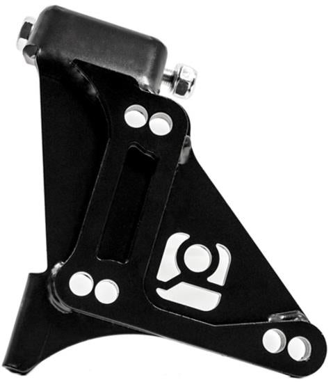 Innovative N/A H-Series Black Steel H22 Alternator Relocation Bracket-Brackets-Grocery Getter Performance