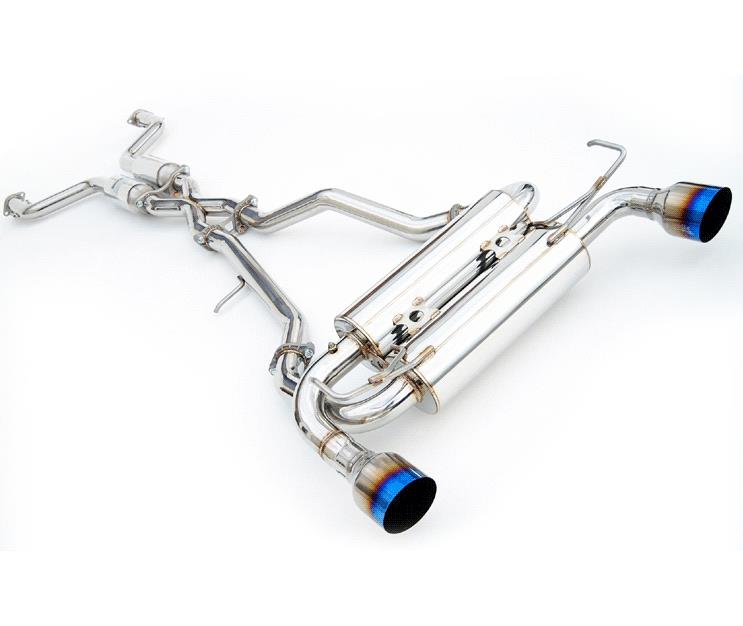 Invidia 03-08 Infiniti G35 Coupe Gemini Rolled Titanium Tip Cat-back Exhaust-Catback-Grocery Getter Performance