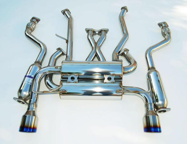 Invidia 07+ Infiniti G37 Coupe Gemini Rolled Titanium Tip Cat-back Exhaust-Catback-Grocery Getter Performance