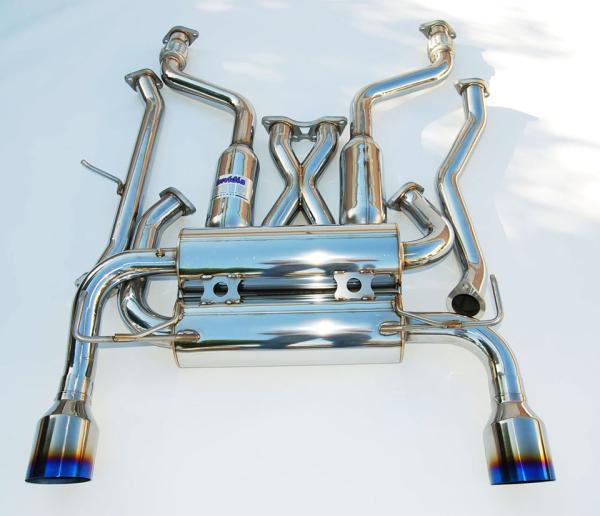 Invidia 09+ 370Z Gemini Single Layer Titanium Tip Cat-back Exhaust-Catback-Grocery Getter Performance