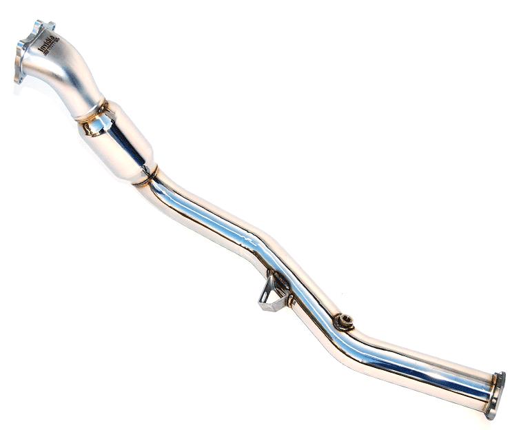 Invidia 09+ EVO 10 One piece Downpipe and High Flow Cat Pipe-Downpipes-Grocery Getter Performance