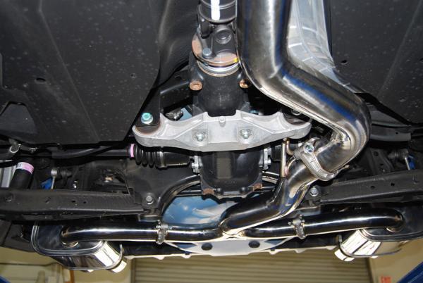 Invidia 15+ Subaru WRX/STI 4Dr Q300 Twin Outlet Rolled Titanium Burnt Quad Tip Cat-Back Exhaust-Catback-Grocery Getter Performance