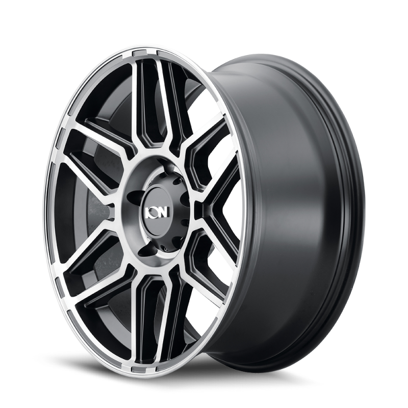 ION Type 146 20x9 / 6x139.7 BP / 0mm Offset / 106mm Hub Matte Black W/Machined Dart Tint Wheel-Wheels - Cast-Grocery Getter Performance