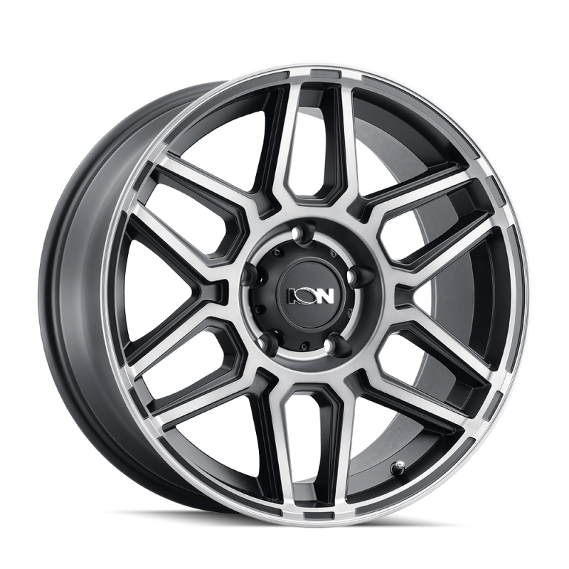 ION Type 146 20x9 / 6x139.7 BP / 18mm Offset / 106mm Hub Matte Black W/Machined Dart Tint Wheel-Wheels - Cast-Grocery Getter Performance