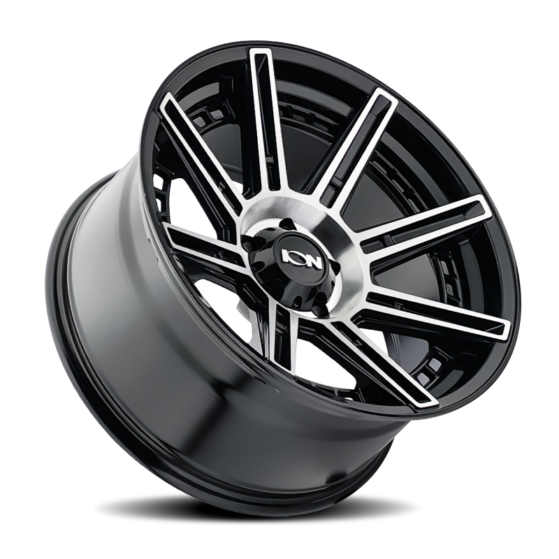 ION Type 149 20x9 / 5x139.7 BP / -12mm Offset / 87.1mm Hub Black/Machined Wheel-Wheels - Cast-Grocery Getter Performance