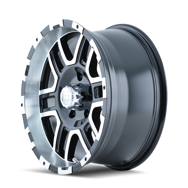 ION Type 179 16x8 / 5x114.3 BP / 10mm Offset / 83.82mm Hub Black/Machined Wheel-Wheels - Cast-Grocery Getter Performance