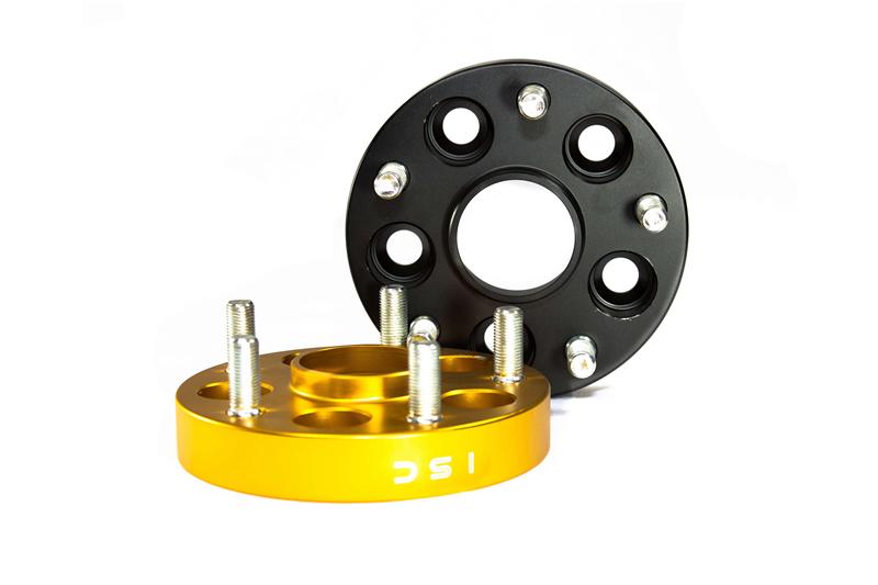 ISC Suspension Nissan 5x114.3 Hub Centric (66 Hub Bore) Wheel Spacers 15mm Black (Pair)-Wheel Spacers & Adapters-Grocery Getter Performance