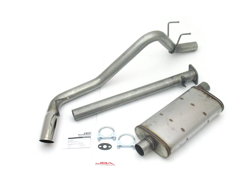 JBA 00-04 Toyota Tacoma (Xtra Cab) 3.4L 409SS Pass Side Single Exit Cat-Back Exhaust-Catback-Grocery Getter Performance