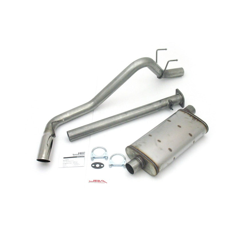 JBA 00-04 Toyota Tacoma (Xtra Cab) 3.4L 409SS Pass Side Single Exit Cat-Back Exhaust-Catback-Grocery Getter Performance