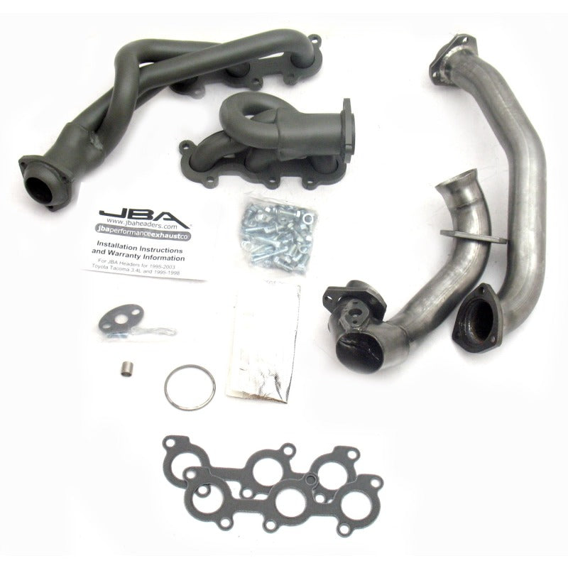 JBA 01-04 Toyota 3.4L V6 w/o EGR 1-1/2in Primary Ti Ctd Cat4Ward Header-Headers & Manifolds-Grocery Getter Performance