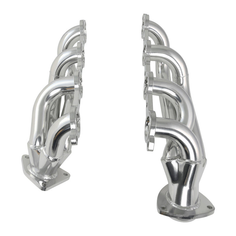 JBA 02-13 GM Truck 4.8L/5.3L LS Silver Ctd Cat4Ward Header-Headers & Manifolds-Grocery Getter Performance