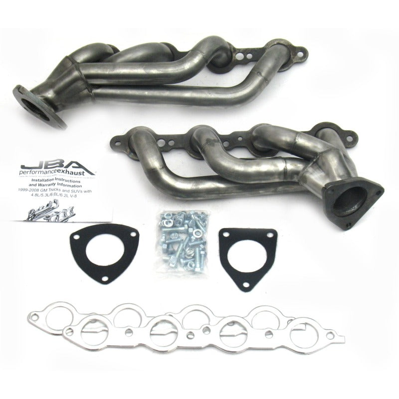 JBA 03-06 GM Truck 6.0L LS w/o EGR 1-5/8in Primary Raw 409SS Cat4Ward Header-Headers & Manifolds-Grocery Getter Performance