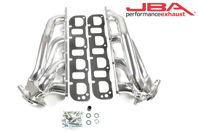 JBA 04-08 Chrysler 5.7L HEMI 1-3/4in Primary Silver Ctd Cat4Ward Header-Headers & Manifolds-Grocery Getter Performance