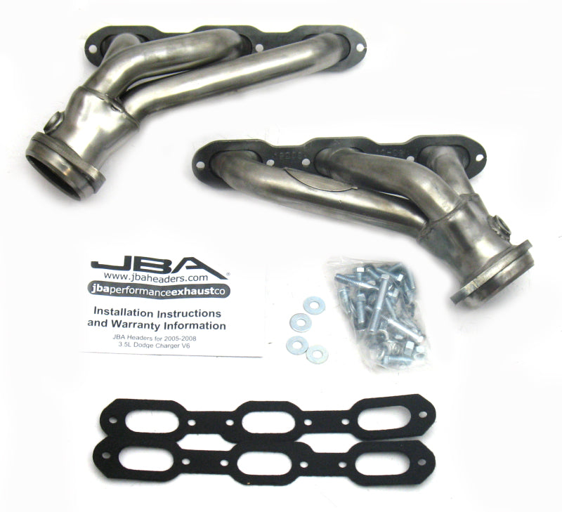 JBA 05-10 Chrysler 3.5L V6 1-5/8in Primary Ti Ctd Cat4Ward Header-Headers & Manifolds-Grocery Getter Performance