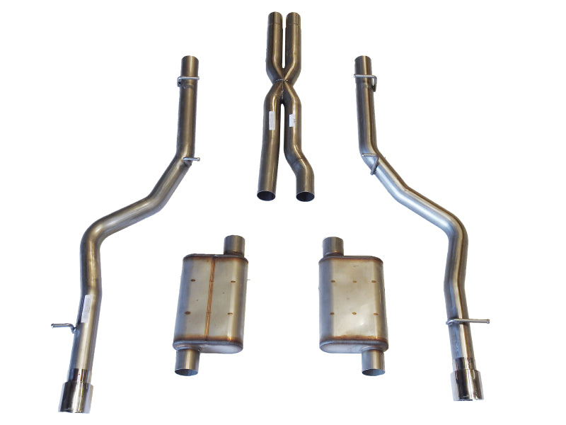 JBA 05-10 Chrysler/Dodge Cars 6.1L 409SS Dual Rear Exit Cat-Back Exhaust-Catback-Grocery Getter Performance