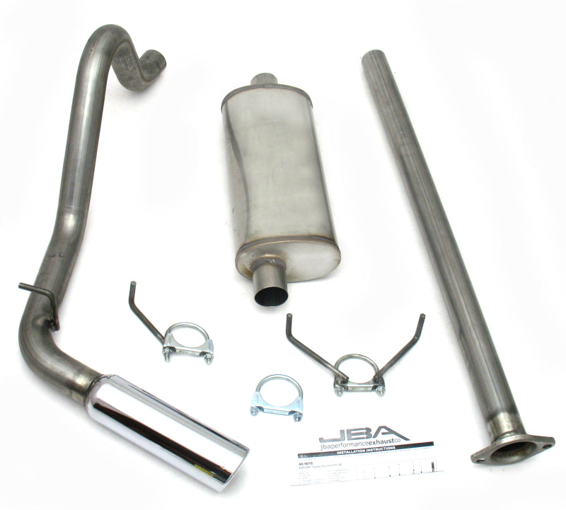 JBA 05-12 Toyota Tacoma All 2.7/4.0L 409SS Pass Side Single Exit Cat-Back Exhaust-Catback-Grocery Getter Performance