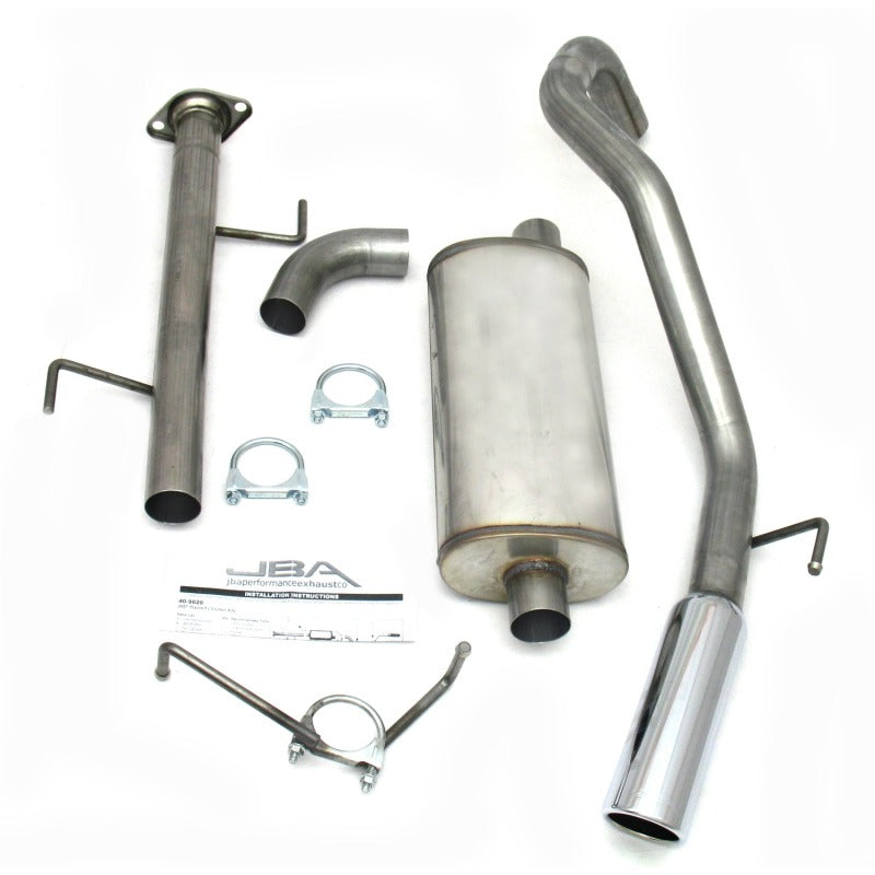 JBA 07-14 Toyota FJ Cruiser 4.0L 409SS Single Rear Exit Cat-Back Exhaust-Catback-Grocery Getter Performance