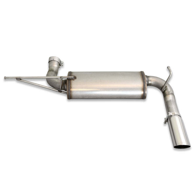 JBA 07-18 Jeep Wrangler JK 3.8L/3.6L 304SS Single Rear Exit Axle Back Exhaust-Axle Back-Grocery Getter Performance