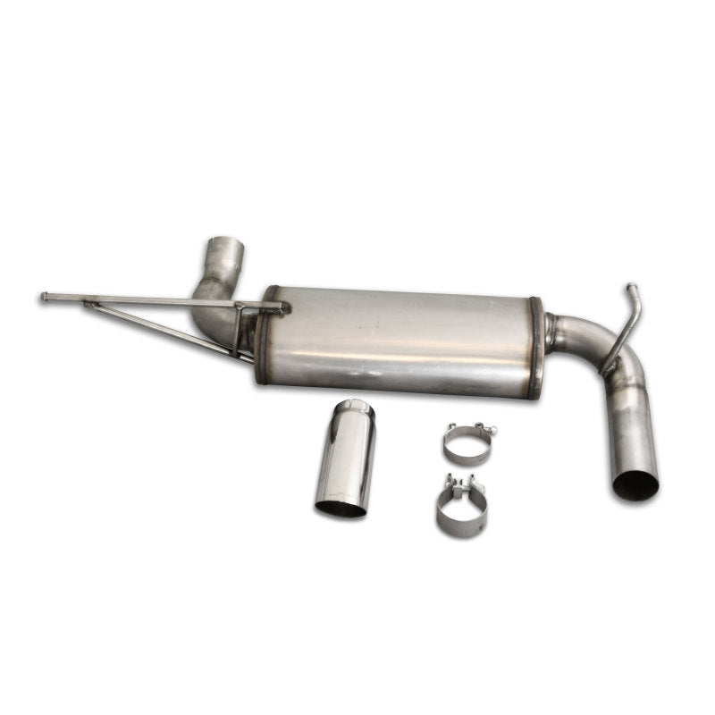 JBA 07-18 Jeep Wrangler JK 3.8L/3.6L 304SS Single Rear Exit Axle Back Exhaust-Axle Back-Grocery Getter Performance
