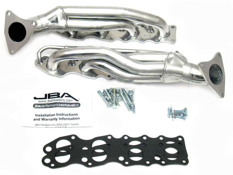 JBA 07-20 Toyota 5.7L V8 1-5/8in Primary Silver Ctd Cat4Ward Header-Headers & Manifolds-Grocery Getter Performance