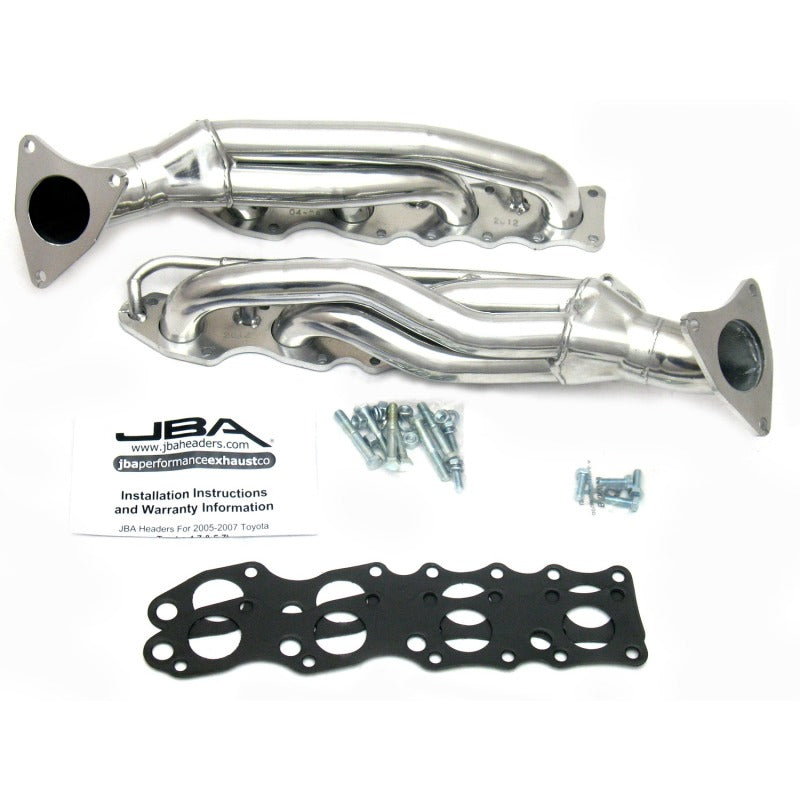 JBA 07-20 Toyota 5.7L V8 1-5/8in Primary Silver Ctd Cat4Ward Header-Headers & Manifolds-Grocery Getter Performance
