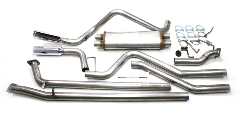 JBA 07-20 Toyota Tundra 4.6L/4.7L/5.7L 409SS Pass Side Dual Exit Cat-Back Exhaust-Catback-Grocery Getter Performance