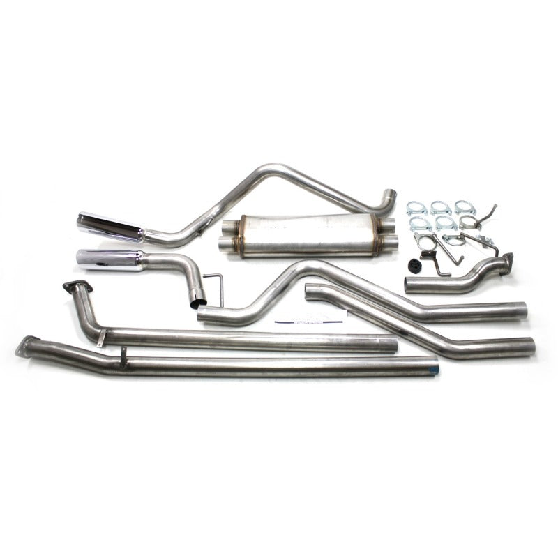JBA 07-20 Toyota Tundra 4.6L/4.7L/5.7L 409SS Pass Side Dual Exit Cat-Back Exhaust-Catback-Grocery Getter Performance