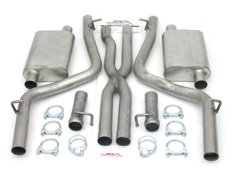 JBA 08-14 Dodge Challenger 5.7L 409SS Dual Rear Exit Cat-Back Exhaust-Catback-Grocery Getter Performance