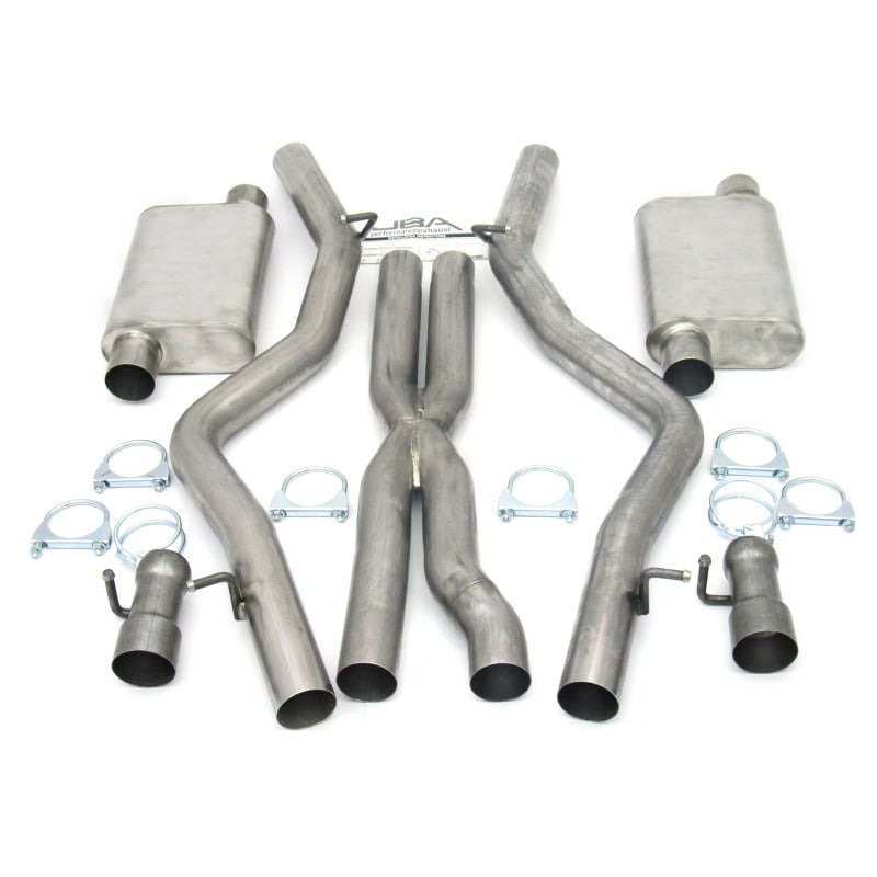 JBA 08-14 Dodge Challenger SRT8 6.1L/6.4L 409SS Dual Rear Exit Cat-Back Exhaust-Catback-Grocery Getter Performance