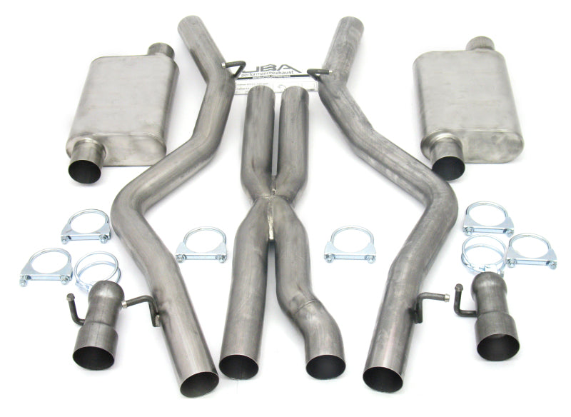 JBA 08-14 Dodge Challenger SRT8 6.1L/6.4L 409SS Dual Rear Exit Cat-Back Exhaust-Catback-Grocery Getter Performance