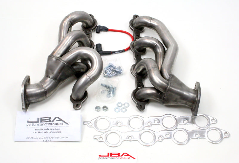 JBA 10-15 Chevrolet Camaro 6.2L LS 1-3/4in Primary Raw 409SS Cat4Ward Header-Headers & Manifolds-Grocery Getter Performance