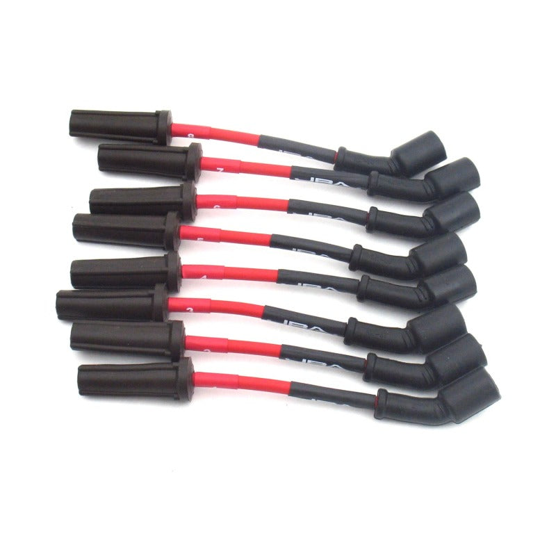 JBA 10-20 Chevrolet Camaro 6.2L Ignition Wires - Red-Spark Plug Wire Sets-Grocery Getter Performance
