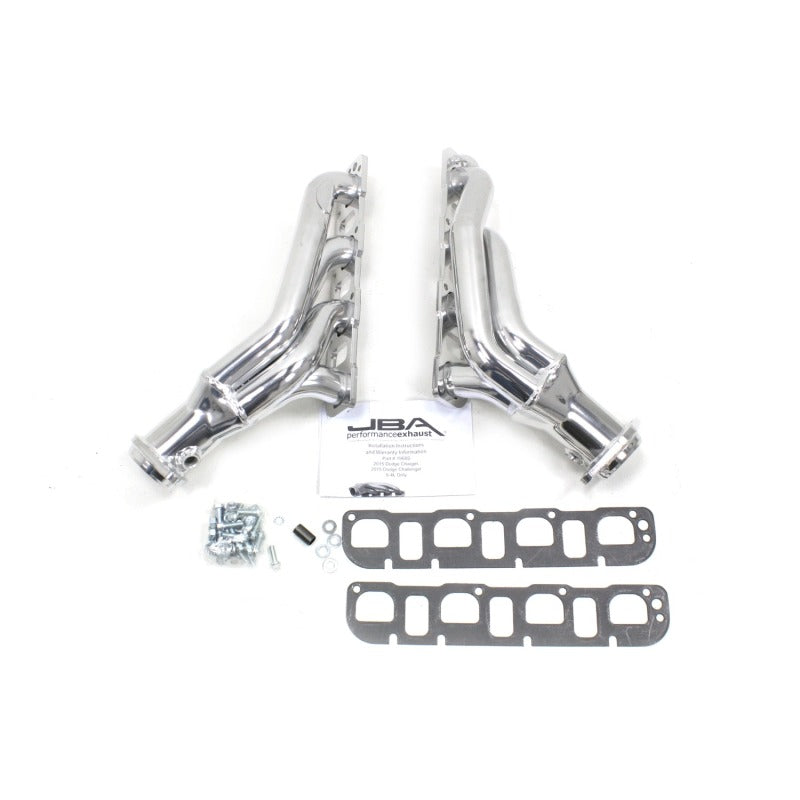 JBA 15-20 Chrysler 6.2/6.4L HEMI 1 7/8in Primary Silver Ctd Cat4Ward Header-Headers & Manifolds-Grocery Getter Performance
