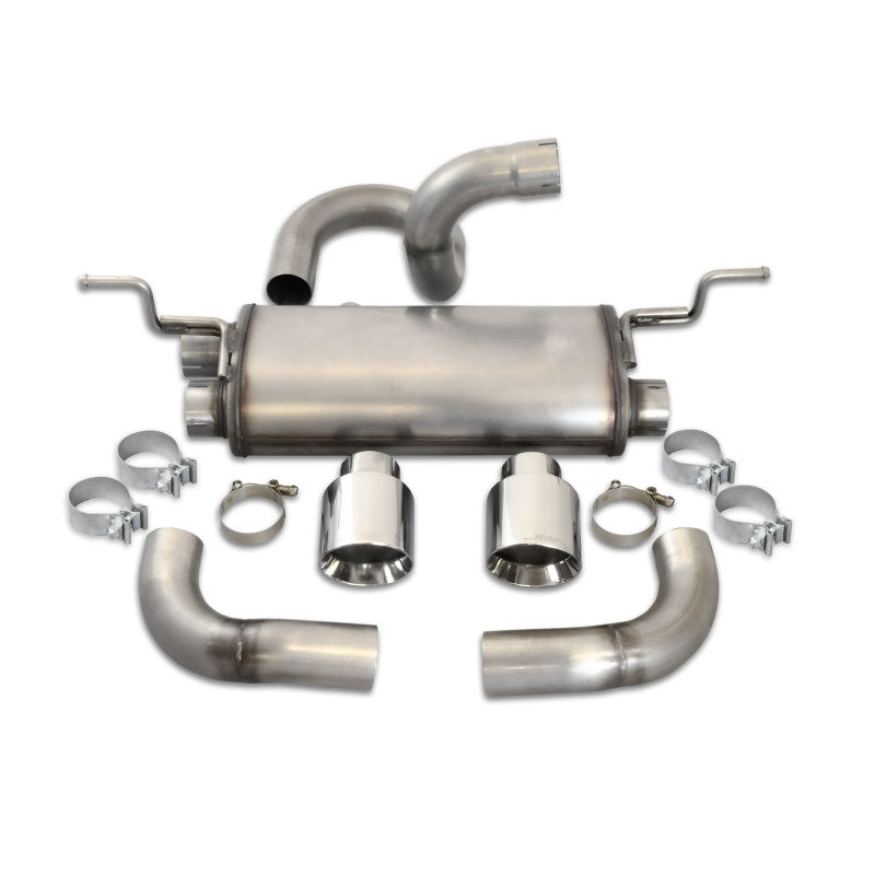 JBA 18-20 Jeep Wrangler JL 3.6L 304SS Dual Rear Exit Axle Back Exhaust-Axle Back-Grocery Getter Performance