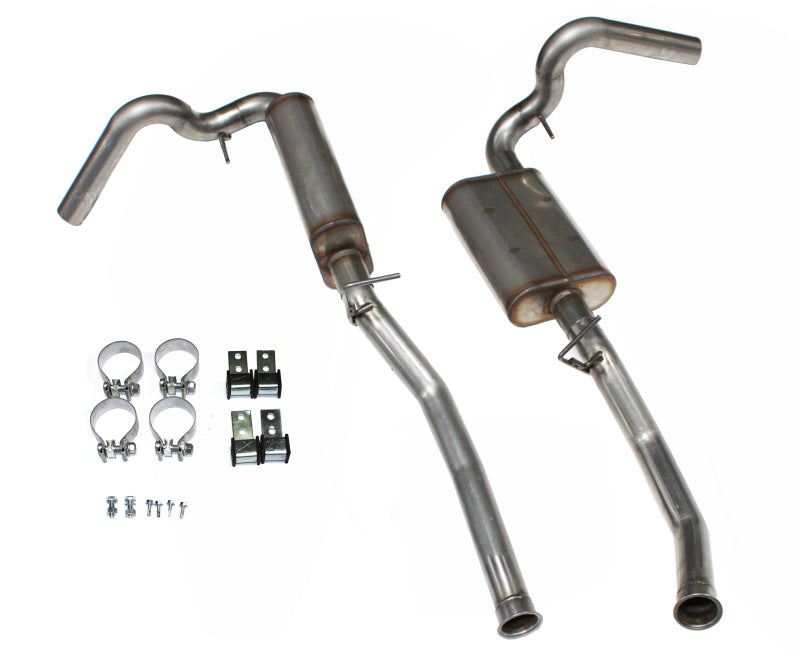 JBA 66-75 Ford Bronco 260-302 409SS Dual Side Header Back Exhaust-Header Back-Grocery Getter Performance