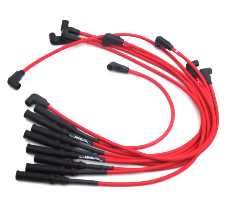 JBA 92-03 Dodge Truck 5.2L/5.9L Ignition Wires - Red-Spark Plug Wire Sets-Grocery Getter Performance
